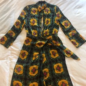 Scotch & Soda Printed Satin Dress